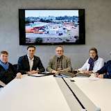 Die Projektgruppe für den Neubau des Wertstoffhofes Herne. (Foto: Herne)