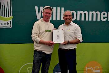 Silbermedaille für Bergmann