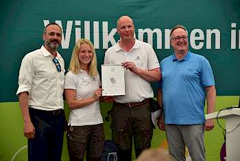 Silbermedaille für Husqvarna